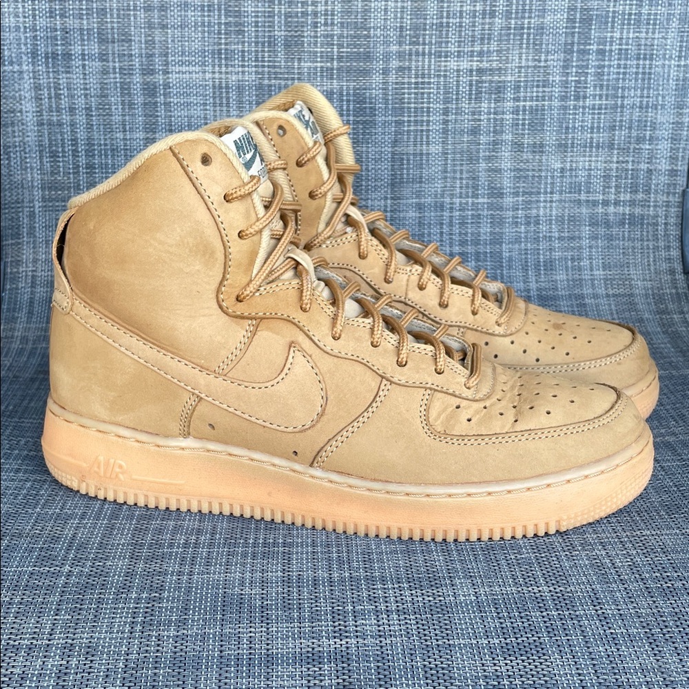 Nike Men's Air Force 1 High '07 LV8 WB 'Flax' Sneakers Shoes Size 8.5